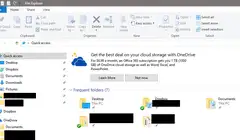 Steps to disable File Explorer Ads in Windows 10