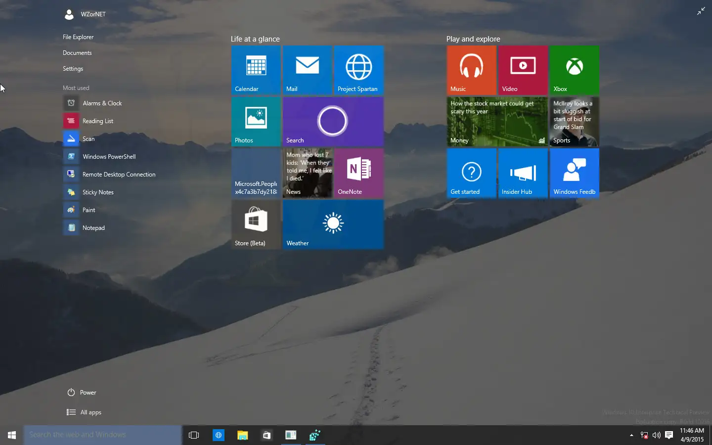 Windows 10 build 10056: New Start menu improvements and system tray clock refinements